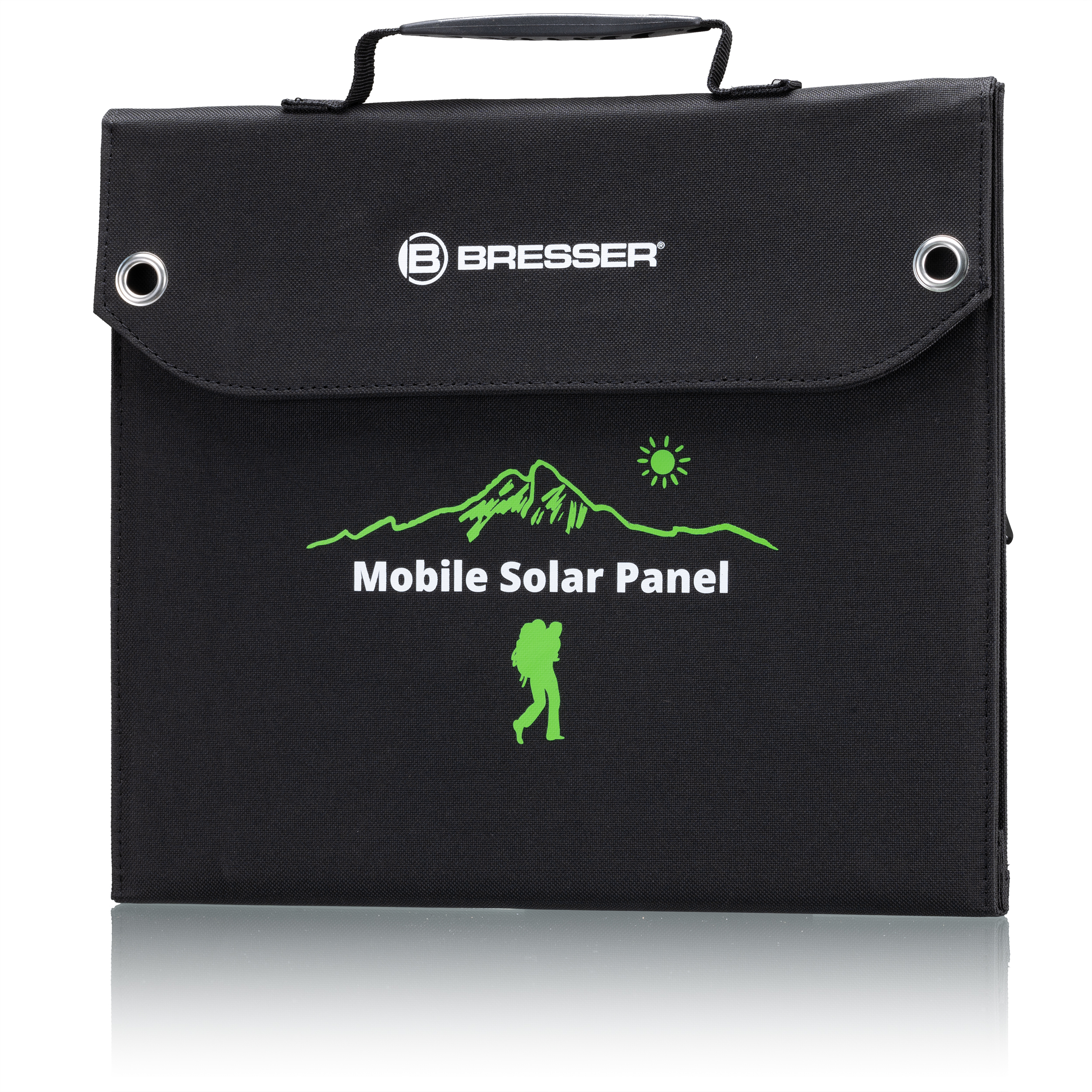 BRESSER Mobiles Solar-Ladegerät 40 Watt mit USB- u. DC-Anschluss (Refurbished)