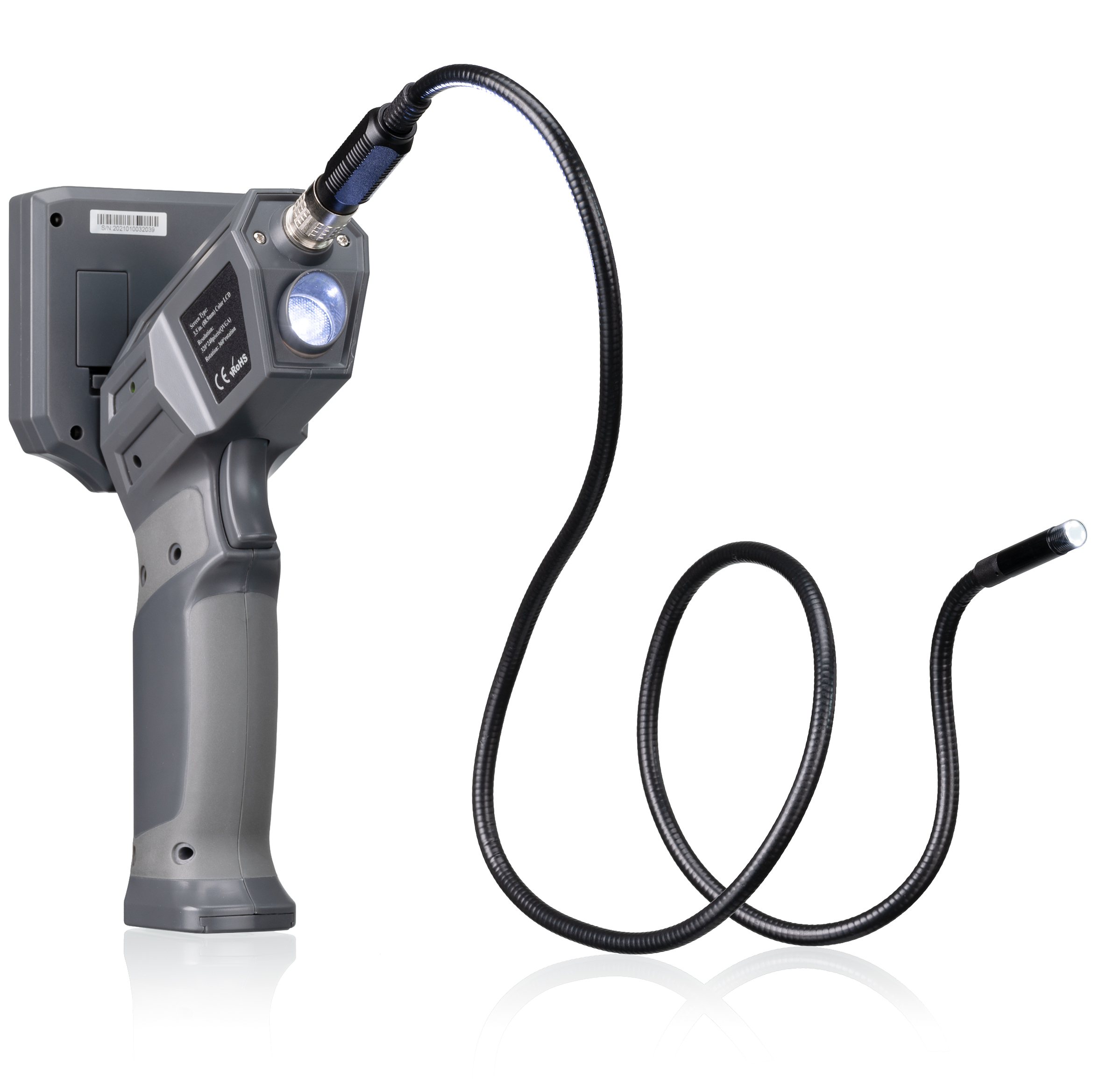 BRESSER Endoskop-Kamera mit 8,89-cm-(3,5")-LC-Display