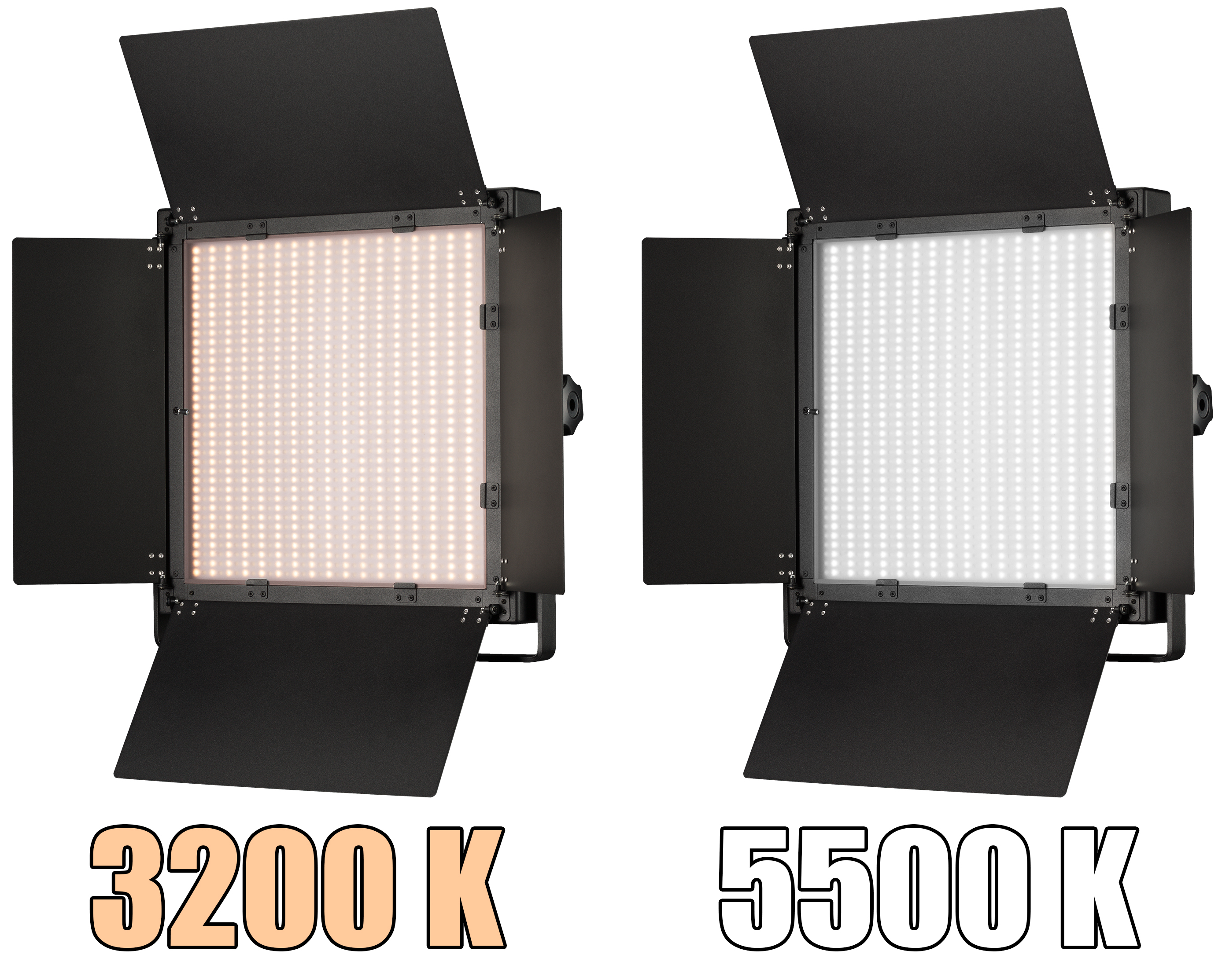BRESSER LS-900A Bi-Color LED Flächenleuchte 54 W / 8.860 LUX
