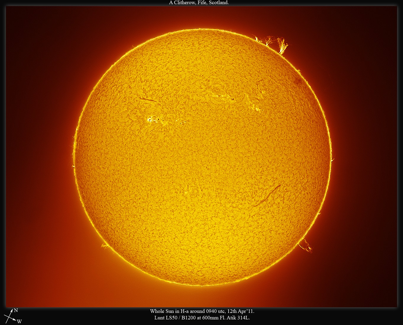 LUNT LS50FHa/B600d1 H-Alpha Sonnenfilter