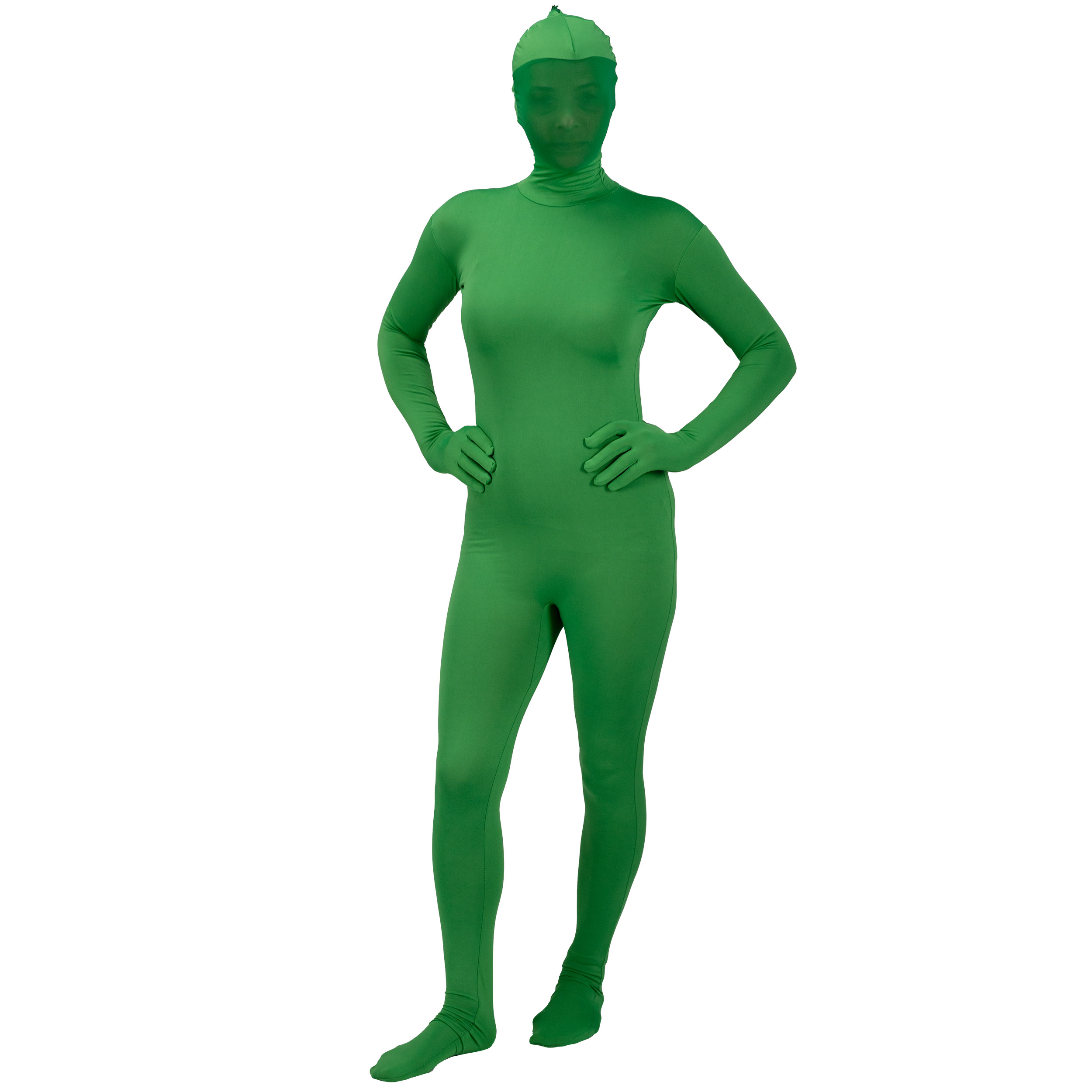 BRESSER Chromakey-grüner Ganzkörperanzug XL