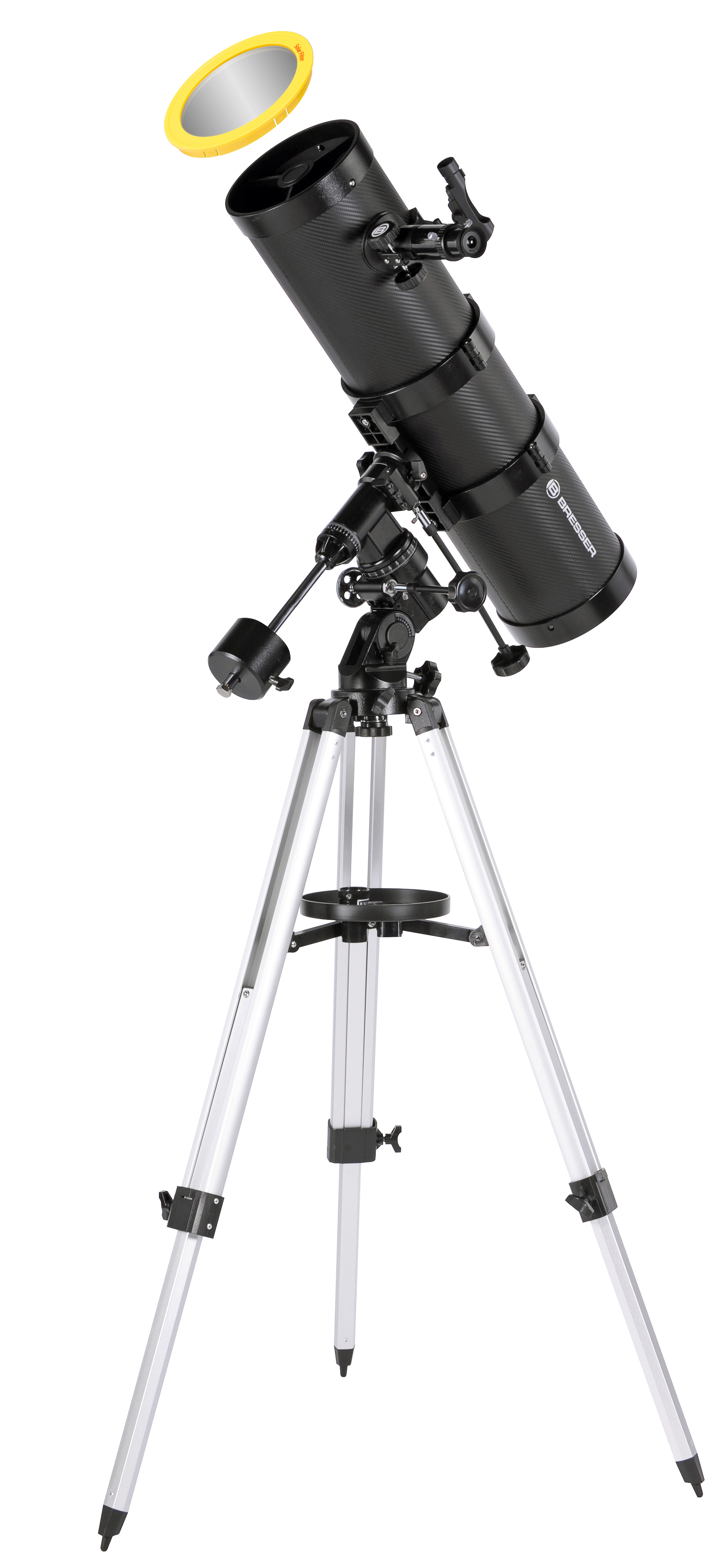 BRESSER Spica Plus 130/1000 EQ Spiegelteleskop inkl. Zubehör Set - Refurbished