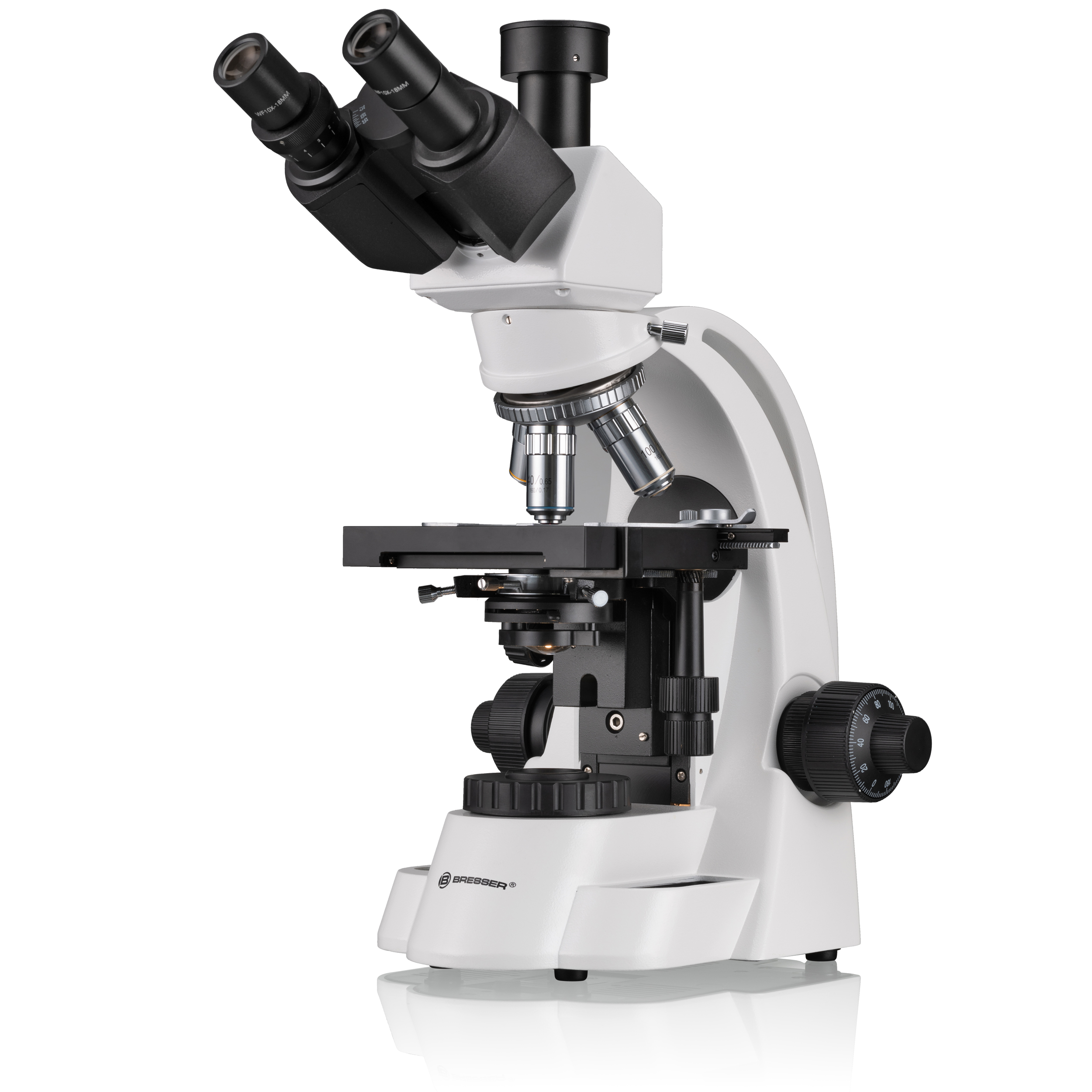 BRESSER Bioscience 40-1000x Trinokulares Mikroskop