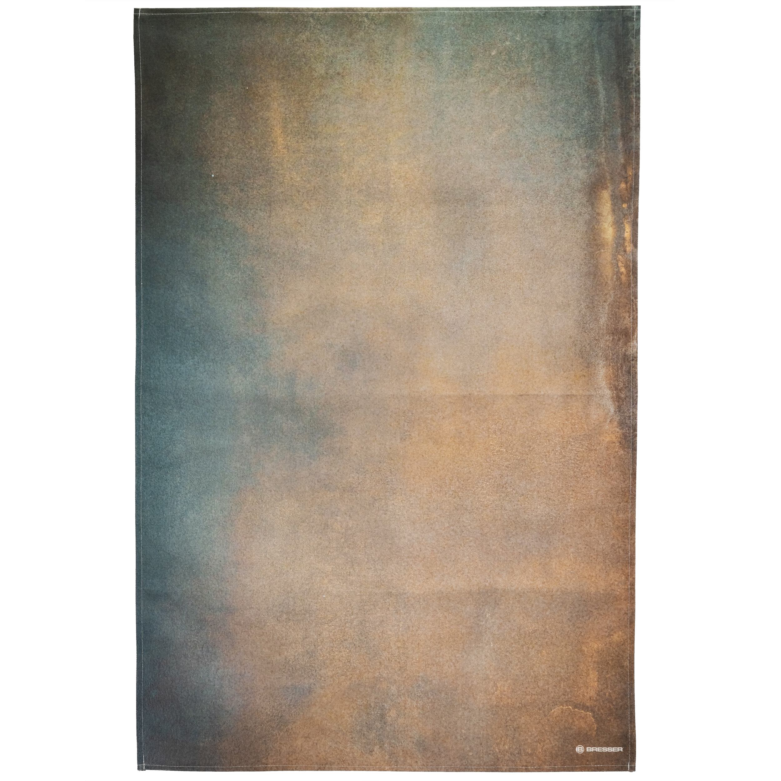 BRESSER Hintergrundstoff mit Fotomotiv 80 x 120 cm - Abstract Brown Blue
