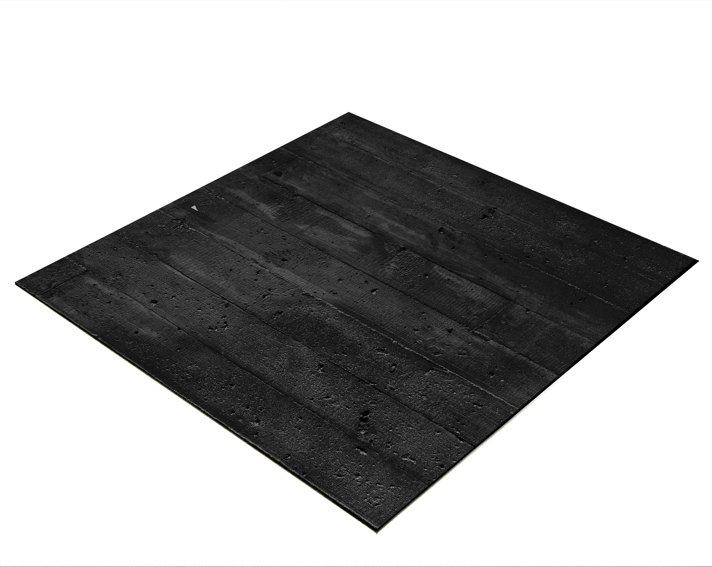 BRESSER Flatlay Hintergrund für Legebilder 60 x 60cm Holzplanken schwarz