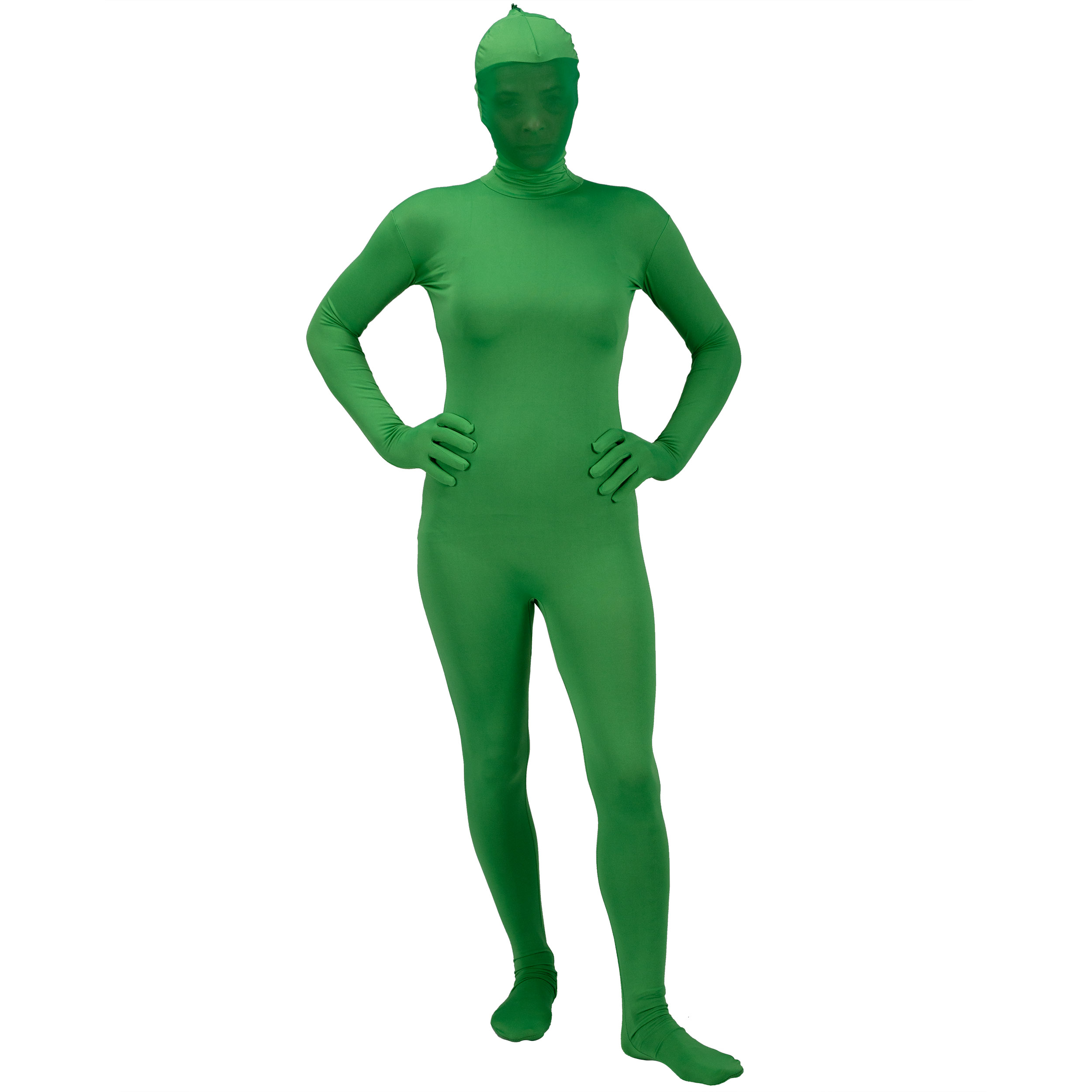 BRESSER Chromakey-grüner Ganzkörperanzug XL
