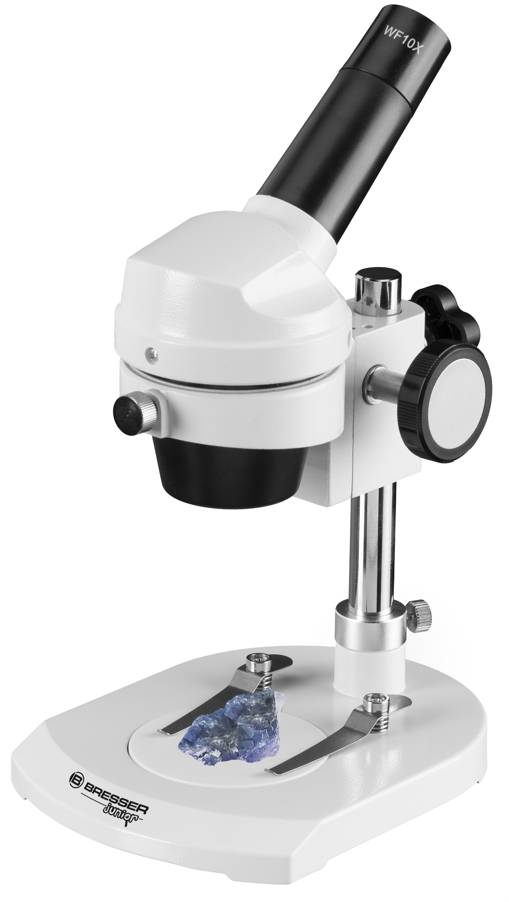 BRESSER JUNIOR Auflichtmikroskop mit 20-facher Vergrößerung und stabilem Gehäuse aus Metall