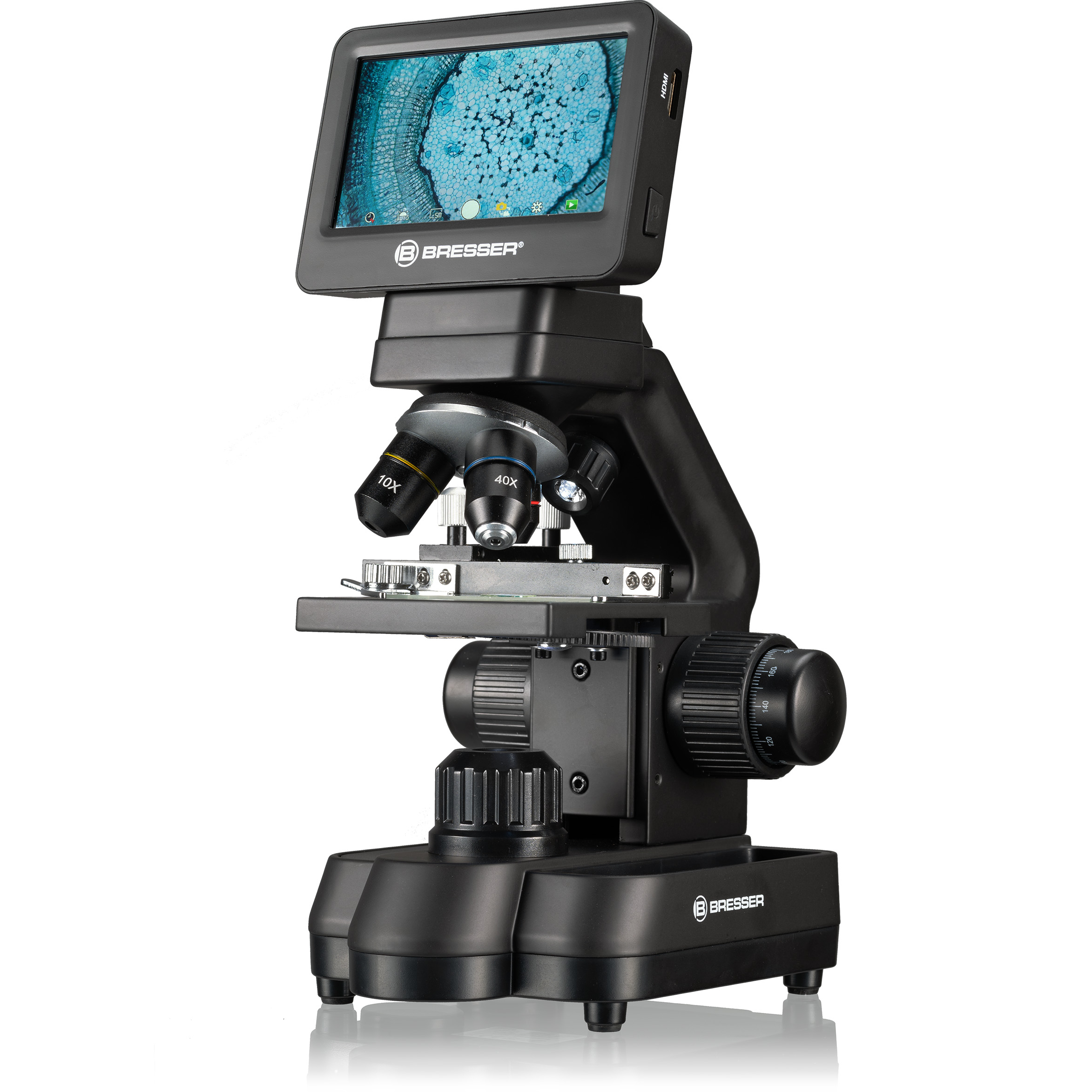 BRESSER Biolux Touch 5 MP HDMI Mikroskop für Schule und Hobby