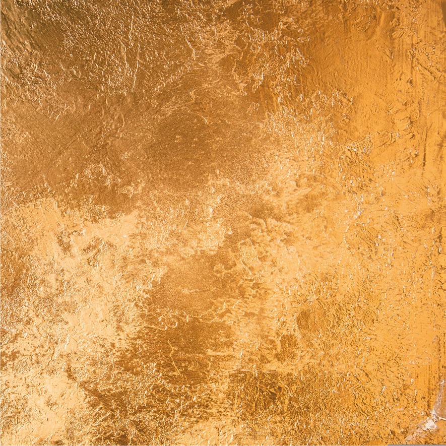 BRESSER Flatlay Hintergrund für Legebilder 60 x 60cm Goldene Textur