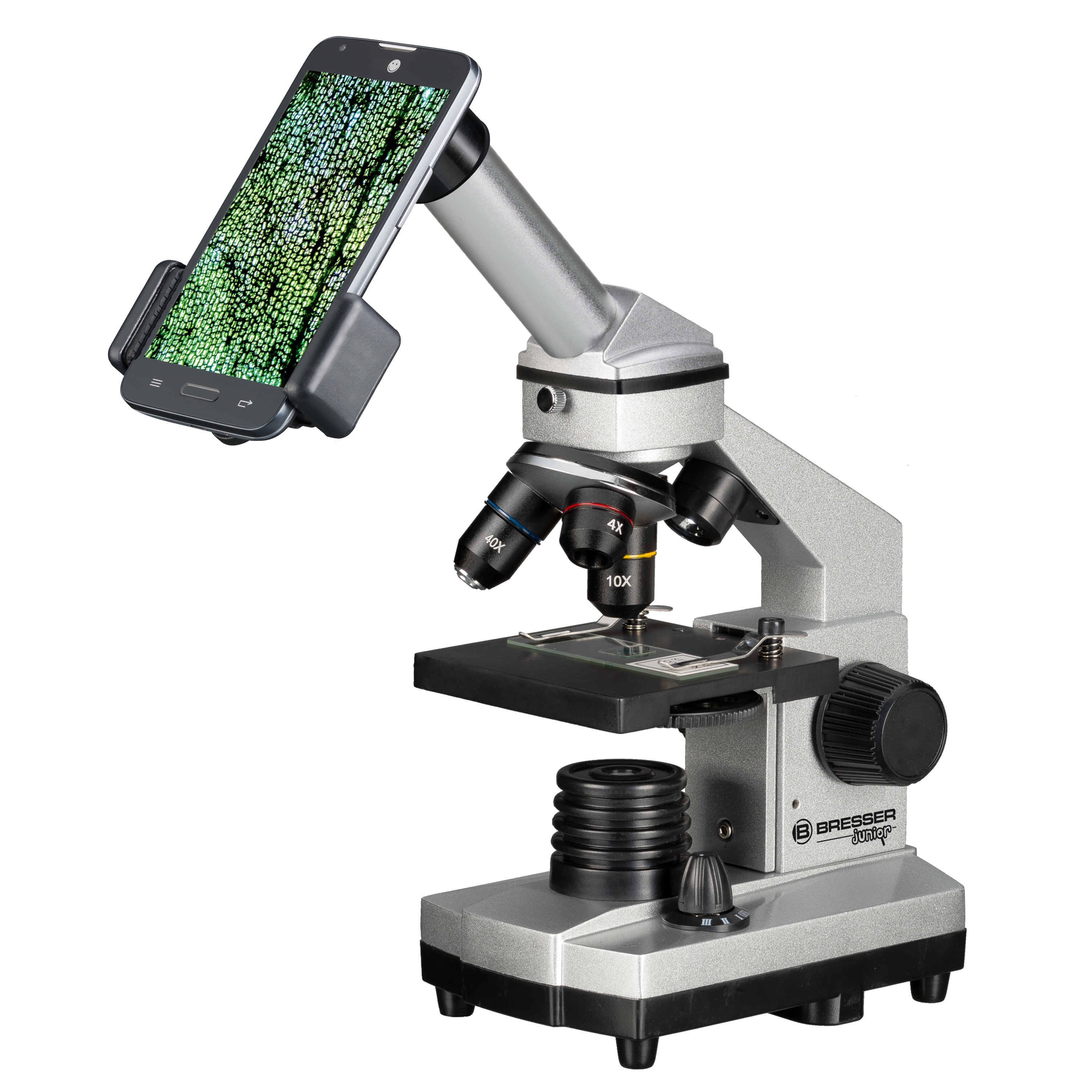 BRESSER JUNIOR Biolux CA 40x-1024x Mikroskop inkl. Smartphone Halterung (Refurbished)