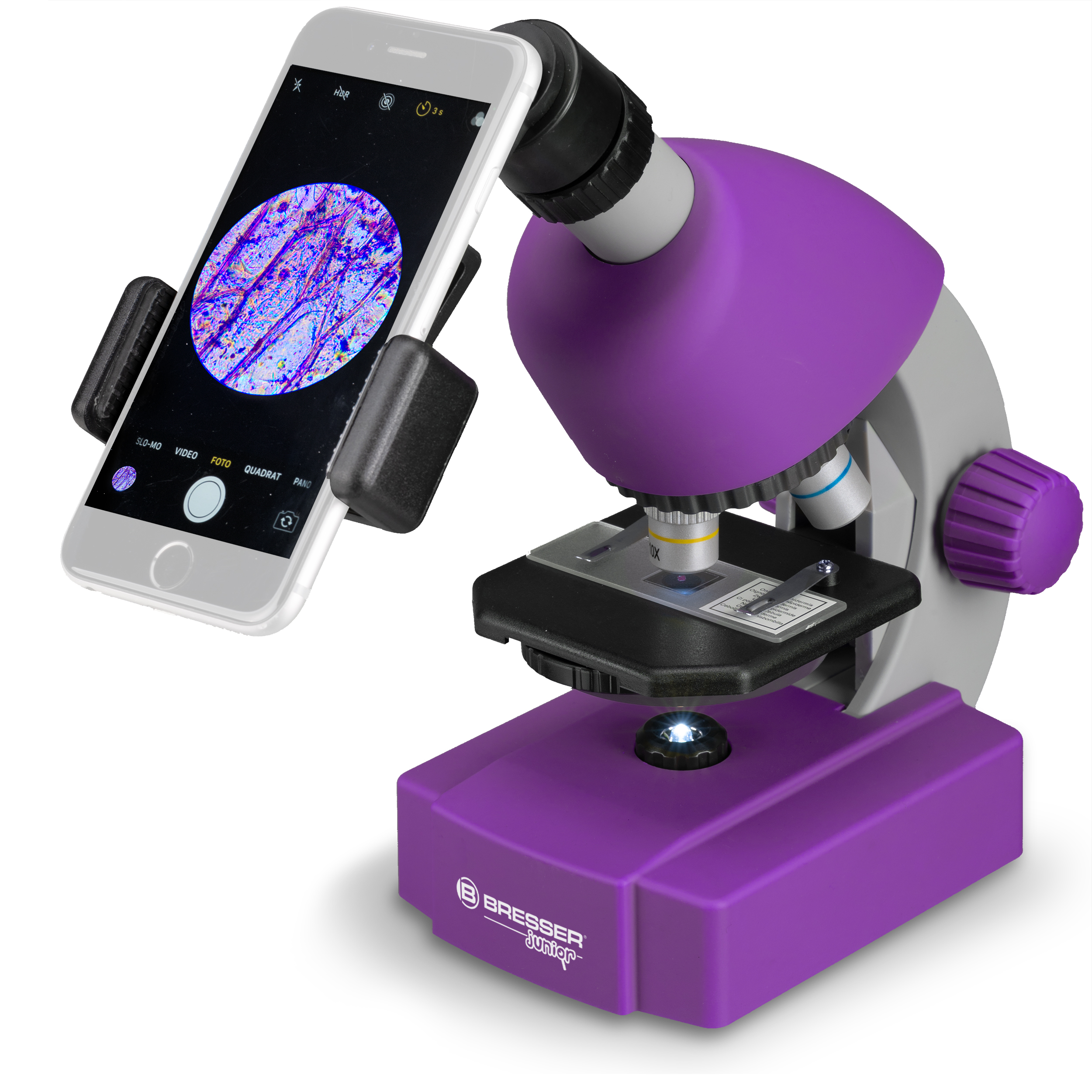BRESSER JUNIOR Mikroskop 40x-640x