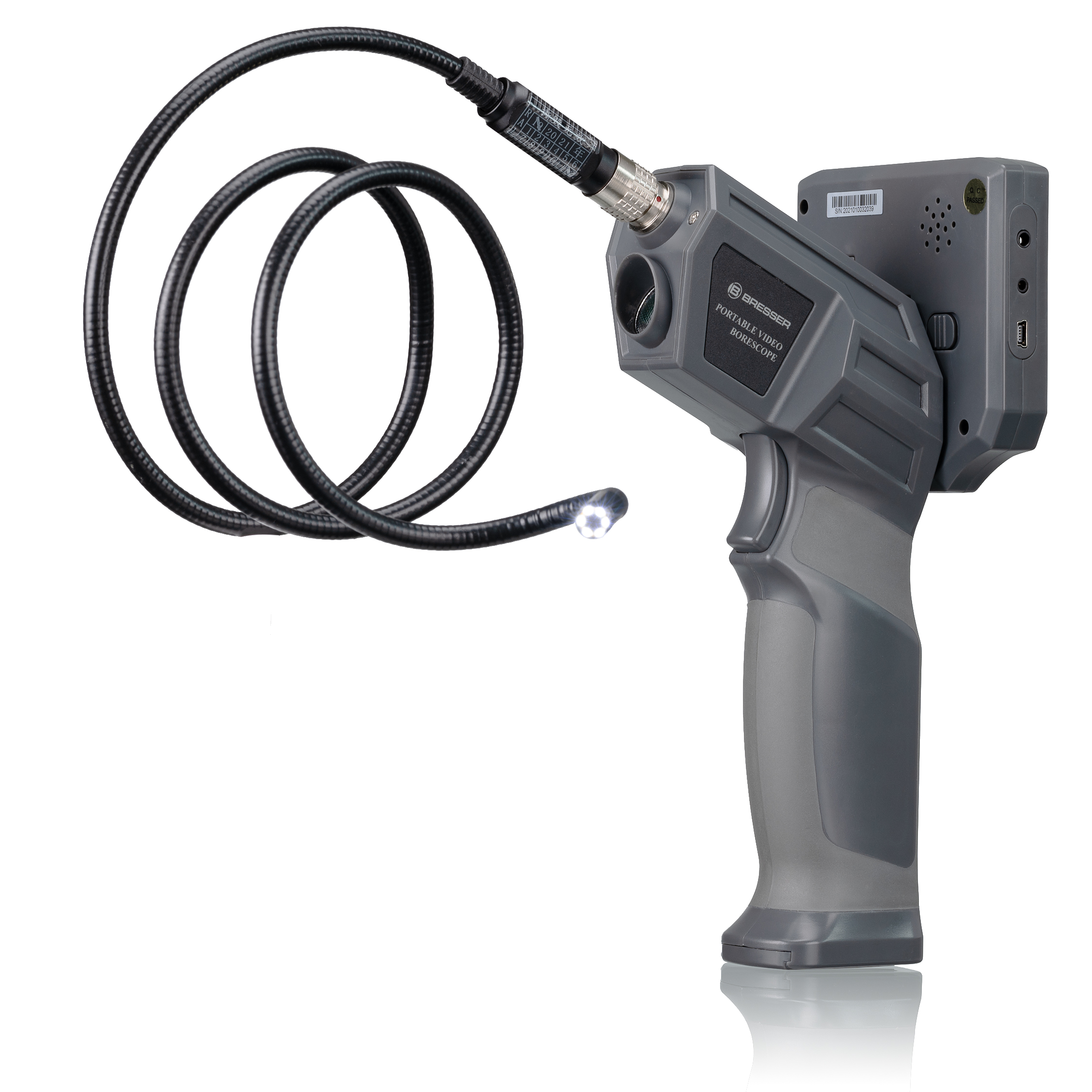 BRESSER Endoskop-Kamera mit 8,89-cm-(3,5")-LC-Display (Refurbished)